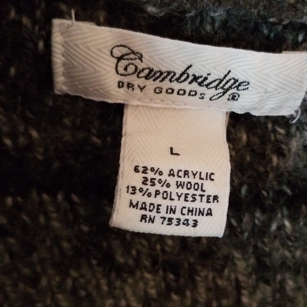 FINAL PRICE-Cambridge sweater shawl size L - Picture 6 of 6